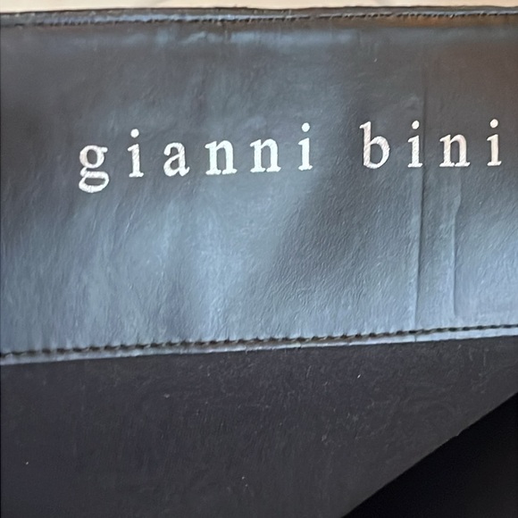 Gianni Bini Zander Rhinestone Flame Pointed Toe Knee High Boots Size 5.5 NWOB - Picture 8 of 8
